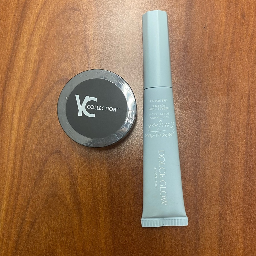 NY Collection Dolce Glow Radiant Primer and Luminous setting powder.